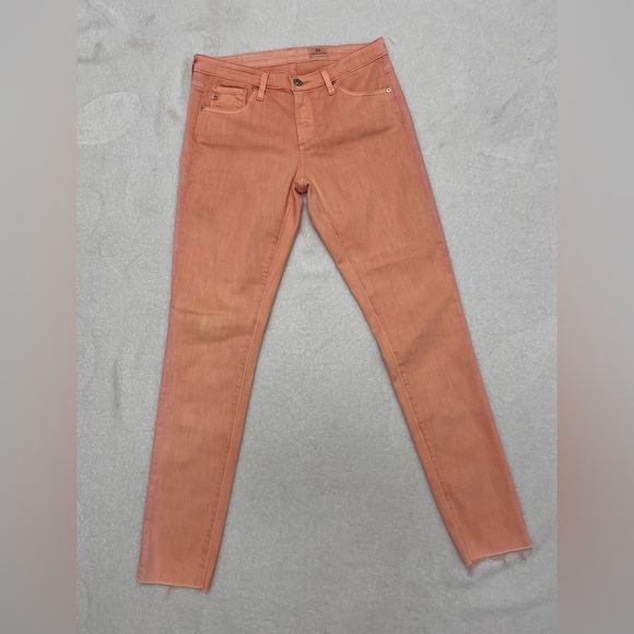 AG Adriano Goldschmied Legging Ankle Skinny Jean in Sulfur Arbor Rose Size 27R - Picture 14 of 14